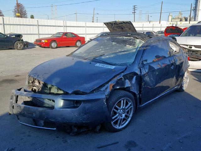 JTKDE167780233245 - 2008 TOYOTA SCION TC BLACK photo 2