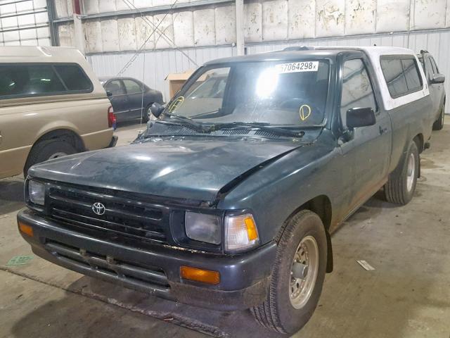 JT4RN81A2S5205288 - 1995 TOYOTA PICKUP 1/2 GREEN photo 2