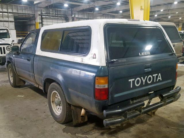 JT4RN81A2S5205288 - 1995 TOYOTA PICKUP 1/2 GREEN photo 3