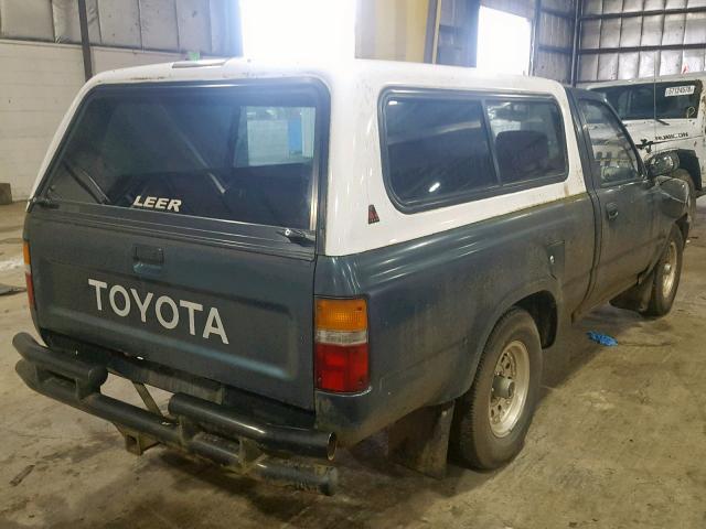 JT4RN81A2S5205288 - 1995 TOYOTA PICKUP 1/2 GREEN photo 4