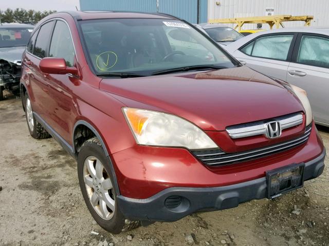 JHLRE48727C096209 - 2007 HONDA CR-V EXL MAROON photo 1