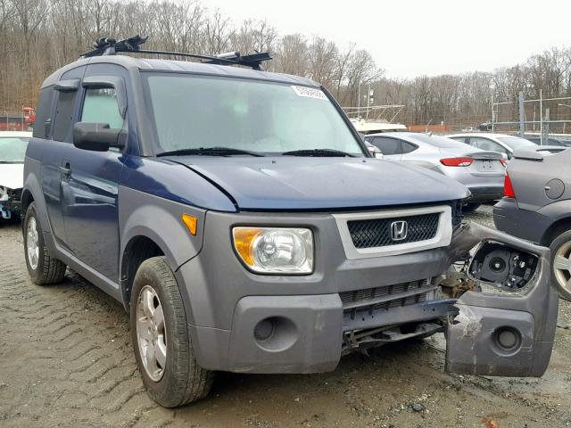 5J6YH28503L036081 - 2003 HONDA ELEMENT EX BLUE photo 1