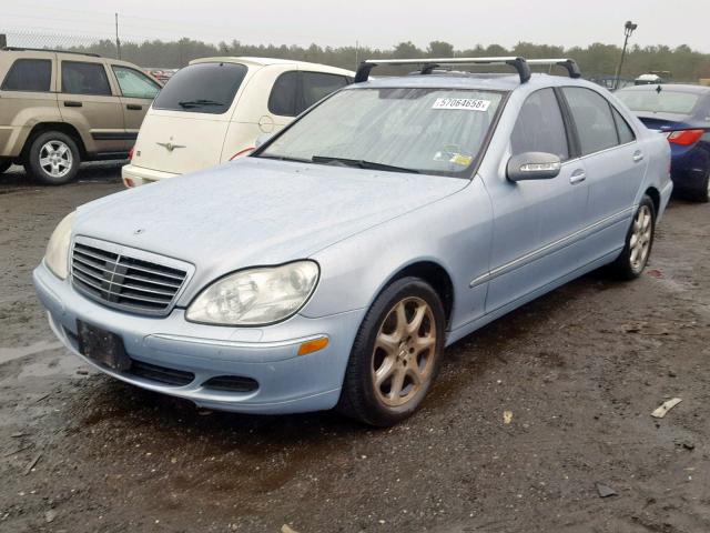 WDBNG83J56A461961 - 2006 MERCEDES-BENZ S CLASS SILVER photo 2