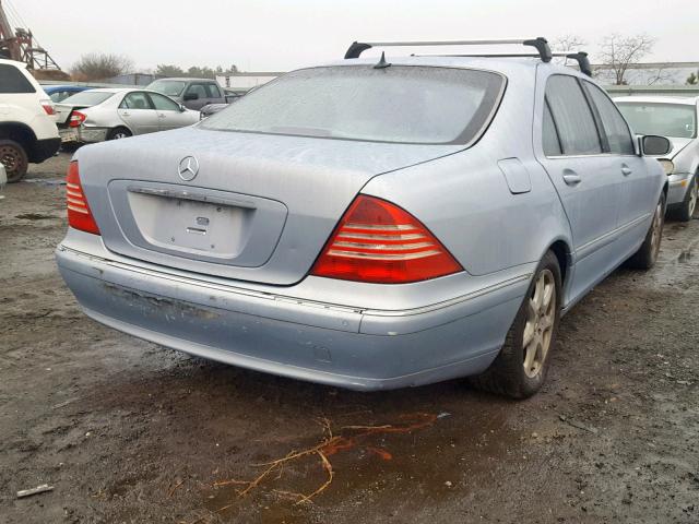 WDBNG83J56A461961 - 2006 MERCEDES-BENZ S CLASS SILVER photo 4