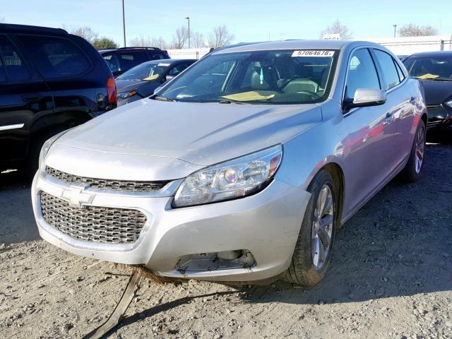 1G11D5SL6FF123300 - 2015 CHEVROLET MALIBU 2LT SILVER photo 2