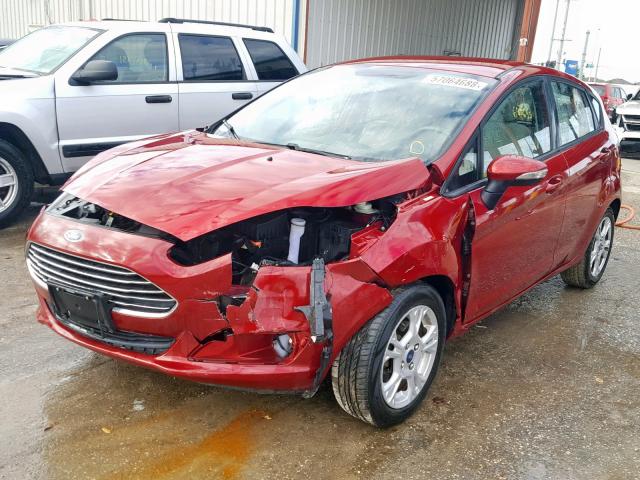 3FADP4EJ0EM103015 - 2014 FORD FIESTA SE RED photo 2