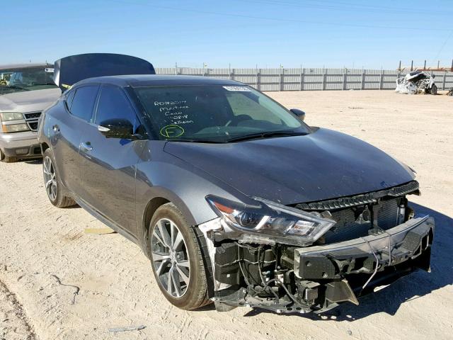 1N4AA6AP5JC368809 - 2018 NISSAN MAXIMA 3.5 GRAY photo 1