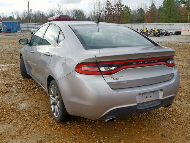 1C3CDFBB1ED877927 - 2014 DODGE DART SXT GRAY photo 3