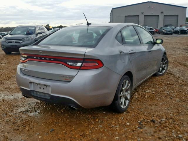 1C3CDFBB1ED877927 - 2014 DODGE DART SXT GRAY photo 4