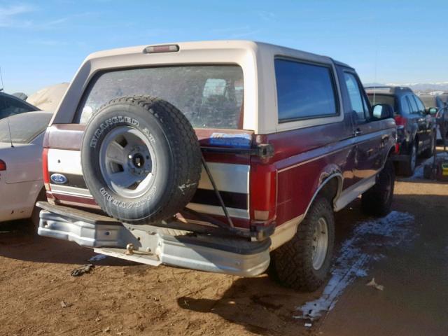 1FMEU15H5NLA27565 - 1992 FORD BRONCO U10 BEIGE photo 4