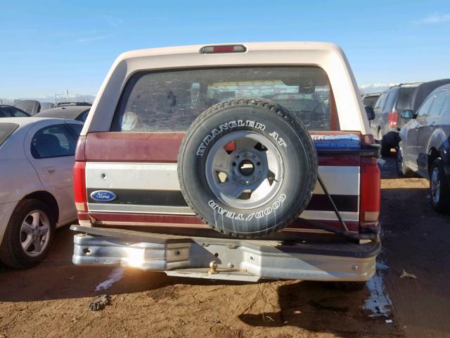 1FMEU15H5NLA27565 - 1992 FORD BRONCO U10 BEIGE photo 6