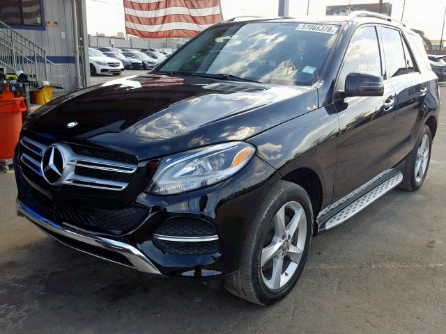 4JGDA5HB8GA650745 - 2016 MERCEDES-BENZ GLE 350 4M BLACK photo 2