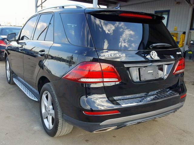 4JGDA5HB8GA650745 - 2016 MERCEDES-BENZ GLE 350 4M BLACK photo 3