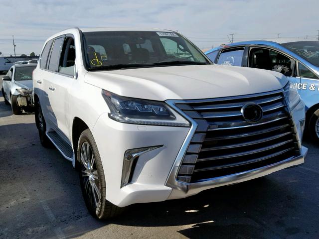 JTJHY7AXXJ4265497 - 2018 LEXUS LX 570 WHITE photo 1