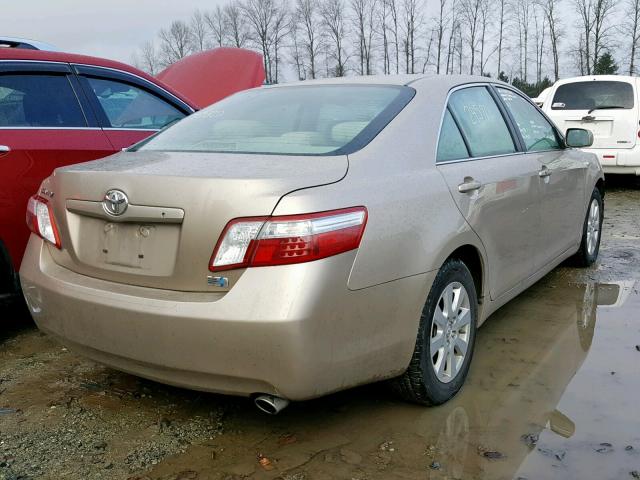 4T1BB46K99U110307 - 2009 TOYOTA CAMRY HYBR TAN photo 4