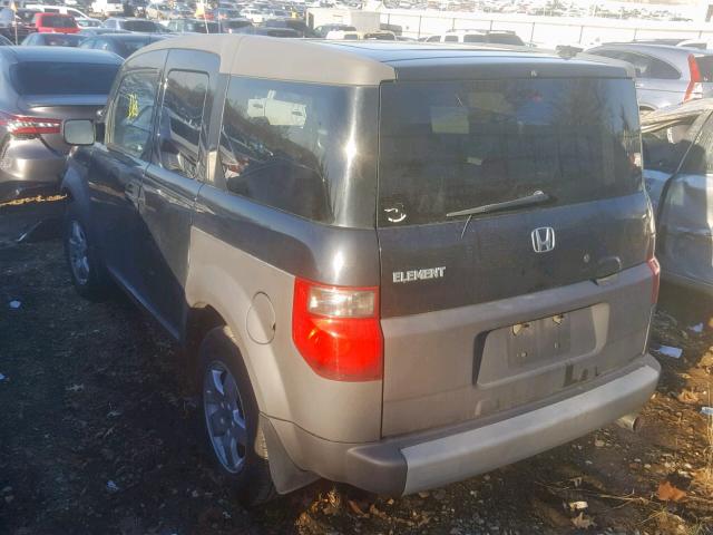 5J6YH28584L002004 - 2004 HONDA ELEMENT EX BLACK photo 3