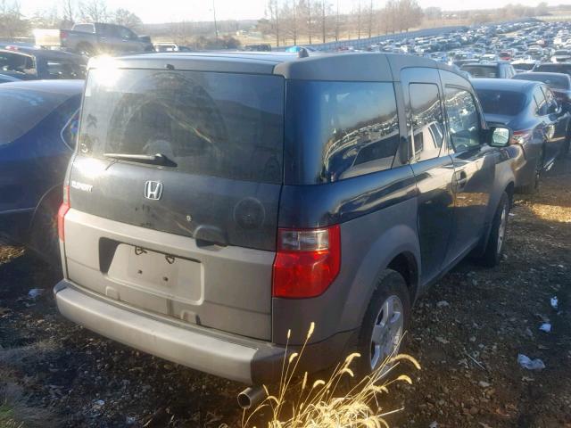 5J6YH28584L002004 - 2004 HONDA ELEMENT EX BLACK photo 4