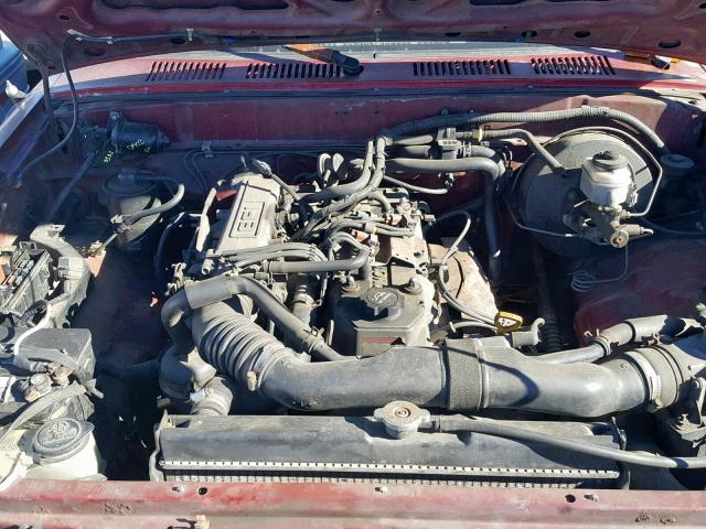 JT4RN81A1M0075133 - 1991 TOYOTA PICKUP 1/2 RED photo 7