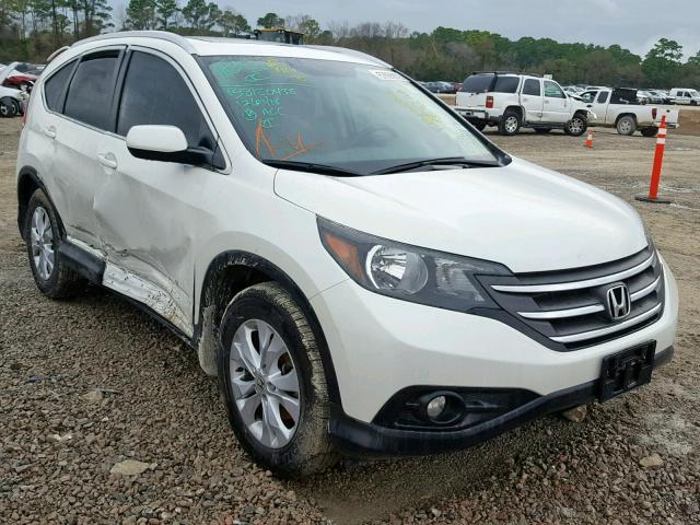 5J6RM3H70EL021512 - 2014 HONDA CR-V EXL WHITE photo 1