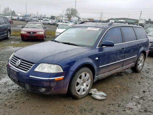 WVWWH63B82E329828 - 2002 VOLKSWAGEN PASSAT GLX 蓝色 照片 2