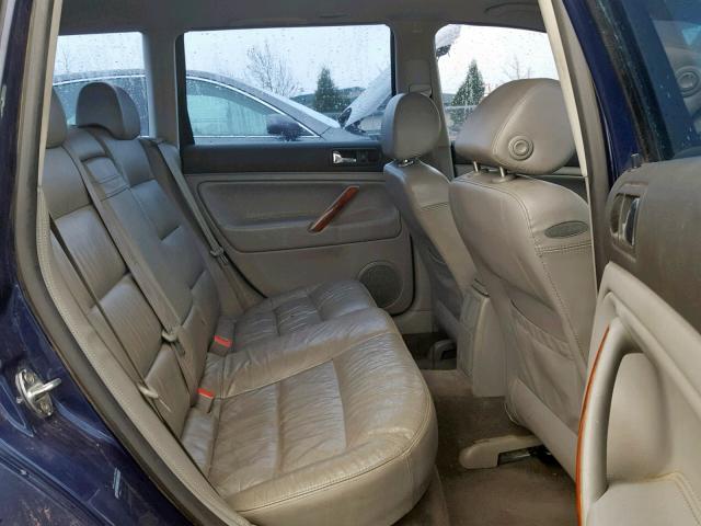 WVWWH63B82E329828 - 2002 VOLKSWAGEN PASSAT GLX 蓝色 照片 6