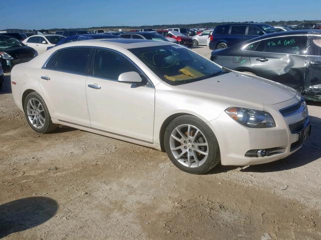 1G1ZE5E18BF394735 - 2011 CHEVROLET MALIBU LTZ WHITE photo 1