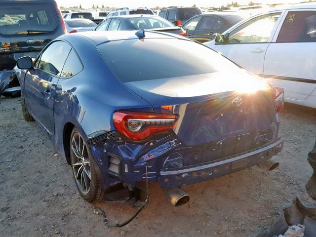 JF1ZNAA18H8709171 - 2017 TOYOTA 86 BASE BLUE photo 3