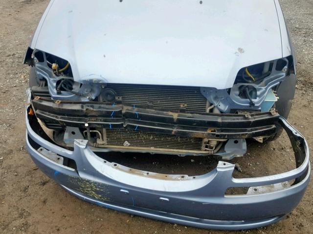 KL1TD56636B584960 - 2006 CHEVROLET AVEO BASE Көк фото 9