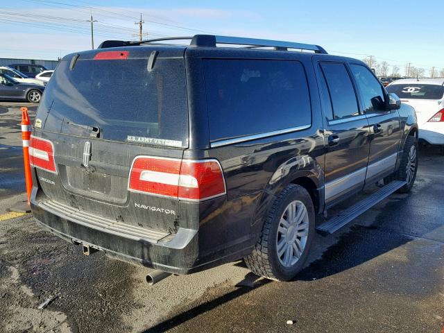 5LMFL28588LJ16630 - 2008 LINCOLN NAVIGATOR BLACK photo 4