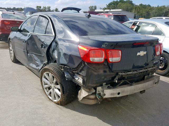 1G11E5SA4DF177557 - 2013 CHEVROLET MALIBU 2LT BLACK photo 3