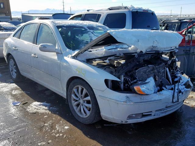 KMHFC46F57A139903 - 2007 HYUNDAI AZERA SE WHITE photo 1