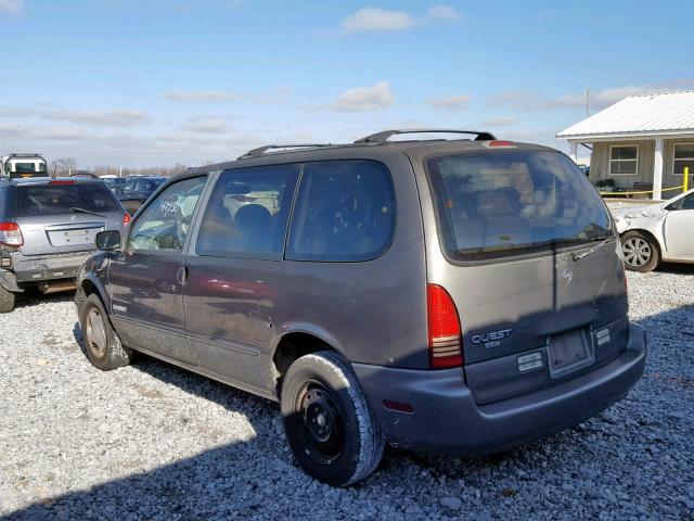 4N2DN11W2TD800563 - 1996 NISSAN QUEST XE GRAY photo 3