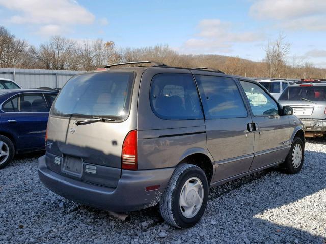 4N2DN11W2TD800563 - 1996 NISSAN QUEST XE GRAY photo 4