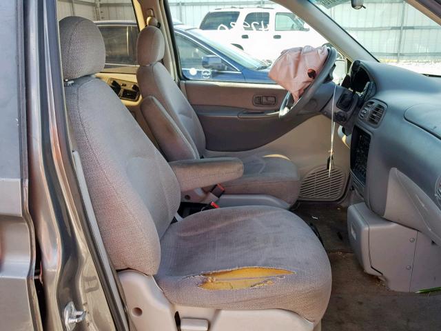 4N2DN11W2TD800563 - 1996 NISSAN QUEST XE GRAY photo 5