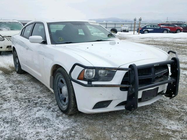 2C3CDXAT8DH521900 - 2013 DODGE CHARGER PO WHITE photo 1