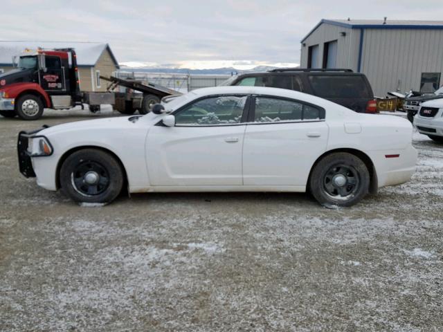 2C3CDXAT8DH521900 - 2013 DODGE CHARGER PO WHITE photo 9