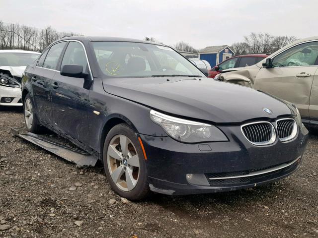 WBANV13568CZ52299 - 2008 BMW 528 XI BLACK photo 1