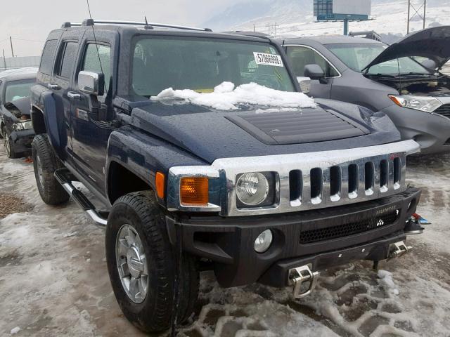 5GTDN13E478216907 - 2007 HUMMER H3 BLUE photo 1