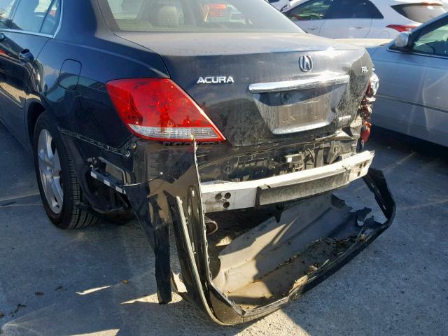 JH4KB16617C001833 - 2007 ACURA RL BLACK photo 9