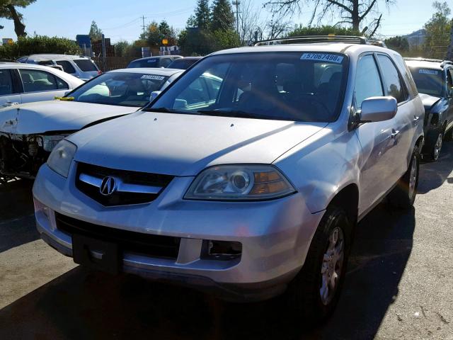 2HNYD18655H547462 - 2005 ACURA MDX TOURIN SILVER photo 2