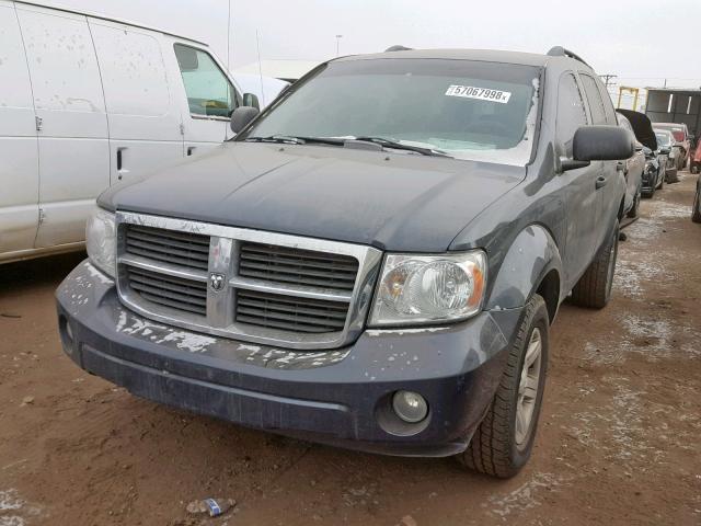 1D8HD38K69F700387 - 2009 DODGE DURANGO SE BLUE photo 2