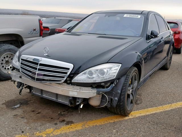 WDDNG71X58A154835 - 2008 MERCEDES-BENZ S 550 BLACK photo 2