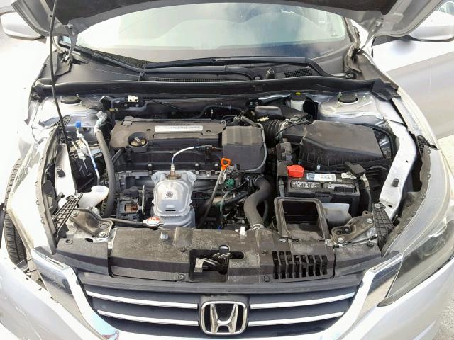 1HGCR2F37EA016554 - 2014 HONDA ACCORD LX SILVER photo 7