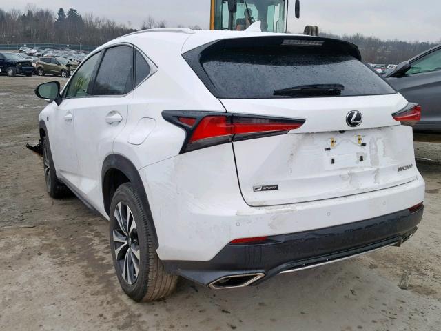 JTJBARBZXJ2161951 - 2018 LEXUS NX 200T WHITE photo 3