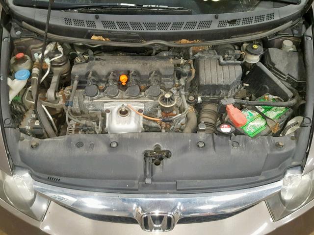 19XFA15629E029658 - 2009 HONDA CIVIC BROWN photo 7