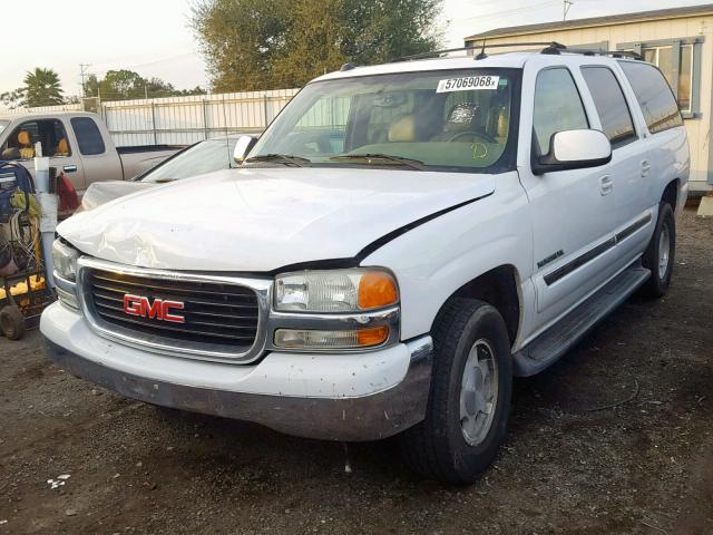 1GKEC16Z95R114093 - 2005 GMC YUKON XL C WHITE photo 2