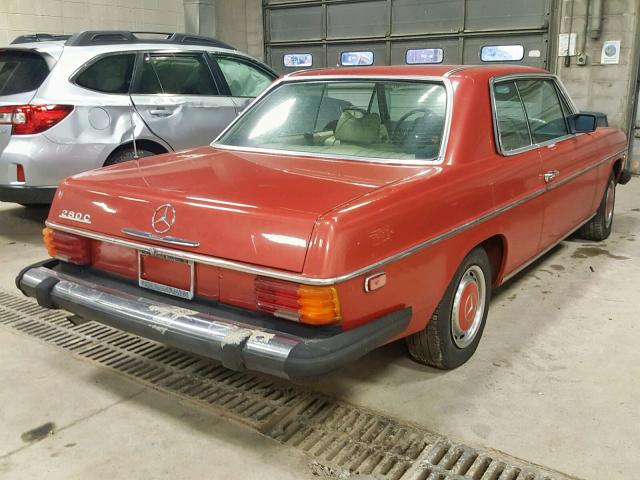 11407312107403 - 1976 MERCEDES-BENZ C 280 MAROON photo 4