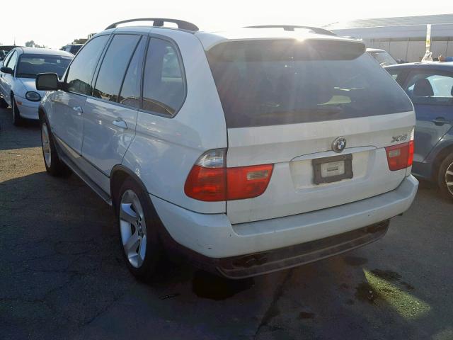 5UXFB53586LV25368 - 2006 BMW X5 4.4I WHITE photo 3