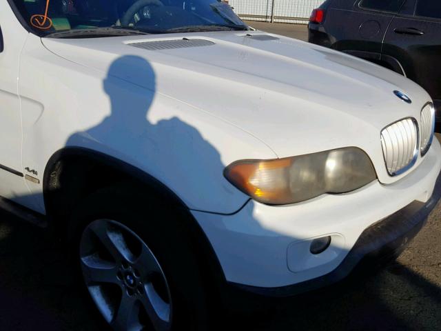 5UXFB53586LV25368 - 2006 BMW X5 4.4I WHITE photo 9