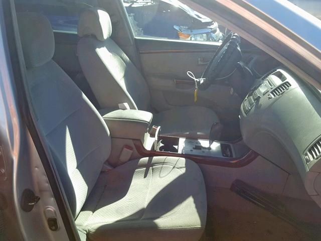 KMHFC46F77A226881 - 2007 HYUNDAI AZERA SE SILVER photo 5